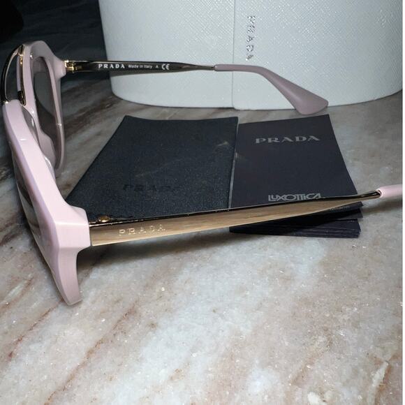 PRADA Cinema Sunglasses SPR 12Q Pink authentic - Picture 8 of 12